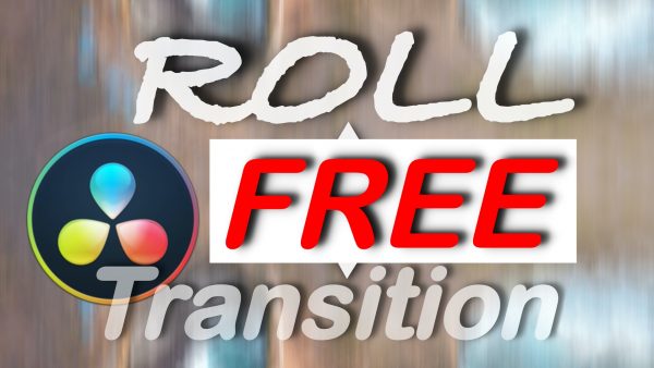 Free Roll UP DaVinci Resolve transition